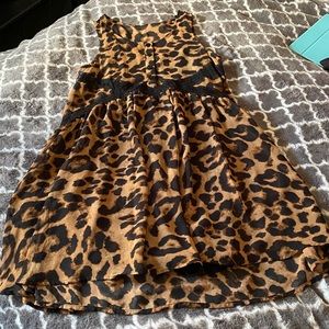 Leopard Print Slip Dress